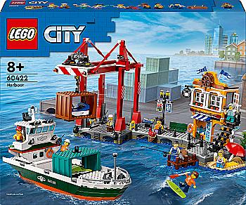 Конструктор Lego City "Морская гавань с грузовым судном", 60422 Конструктор Lego City "Морская гавань с грузовым судном", 60422