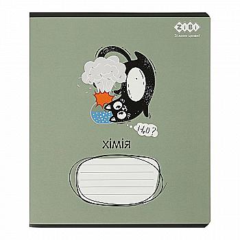 Тетрадь 48 кл, Предметка - Химия, конгрев. тисн. + УФ лак, Crazy cat, ZB.1703-04 Тетрадь 48 кл, Предметка - Химия, конгрев. тисн. + УФ лак, Crazy cat, ZB.1703-04