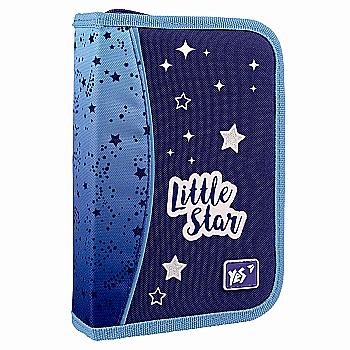 Пенал жесткий YES HP-03 "Little Star" одинарный с клапаном, 533612 Пенал жесткий YES HP-03 "Little Star" одинарный с клапаном, 533612