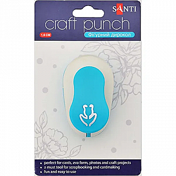 Дирокол фігурний 1,6 см "Тюльпан", 240167