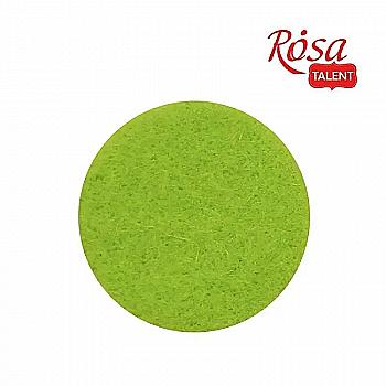 Фетр листовий (поліестер) 29,7*42 см, Салатовий, Rosa Talent Фетр листовий (поліестер) 29,7*42 см, Салатовий, Rosa Talent