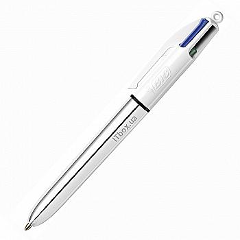 Ручка кулькова 4 Colours Shine, срібний, bc982873 BIC Ручка кулькова 4 Colours Shine, срібний, bc982873 BIC