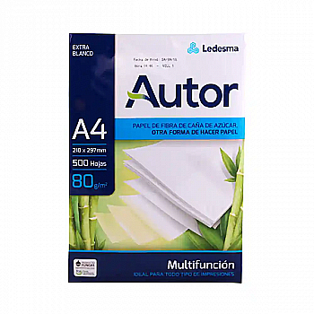 Бумага А4 500 л. 80 г/м2 Autor, 16.7636 Бумага А4 500 л. 80 г/м2 Autor, 16.7636