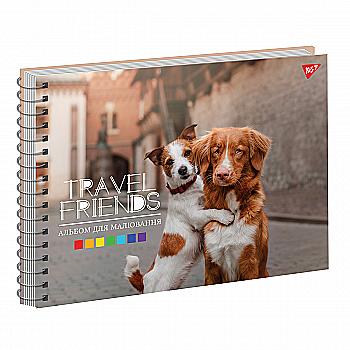 Альбом для малювання "Travel friends" А4 30 арк./100 спіраль, виб. гібрід. лак, Yes (2606) 130571 Альбом для малювання "Travel friends" А4 30 арк./100 спіраль, виб. гібрід. лак, Yes (2606) 130571