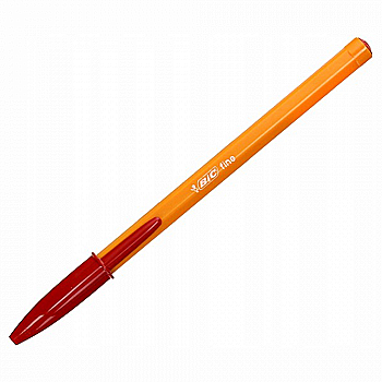 Ручка кулькова червона Orange fine, bc8099241 BIC Ручка кулькова червона Orange fine, bc8099241 BIC
