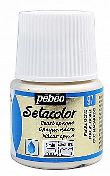 Фарба для світлих тканин Setacolor 45 мл непрозора перламутрова, золота, 202-097 Pebeo Фарба для світлих тканин Setacolor 45 мл непрозора перламутрова, золота, 202-097 Pebeo