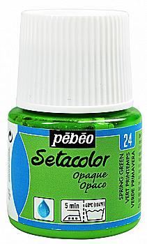 Фарба для світлих тканин Setacolor 45 мл непрозора, зелена весняна, 295-024 Pebeo Фарба для світлих тканин Setacolor 45 мл непрозора, зелена весняна, 295-024 Pebeo