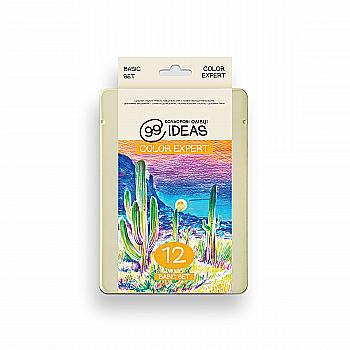 Набір олівців кольорових 99IDEAS "Color Expert" 12 кол., Basic Set, метал. коробка, 99CE-12BAS Набір олівців кольорових 99IDEAS "Color Expert" 12 кол., Basic Set, метал. коробка, 99CE-12BAS