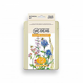 Набір олівців кольорових 99IDEAS "Color Expert" 12 кол., Botanical Set, метал. коробка, 99CE-12BOT Набір олівців кольорових 99IDEAS "Color Expert" 12 кол., Botanical Set, метал. коробка, 99CE-12BOT