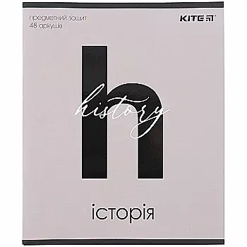 Тетрадь 48 кл, Предметка - История, софт тач+УФ лак, Letters, K24-240-4 Тетрадь 48 кл, Предметка - История, софт тач+УФ лак, Letters, K24-240-4