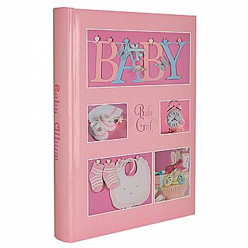 Фотоальбом EVG 10*15*56 BKM4656 Baby collage Pink
