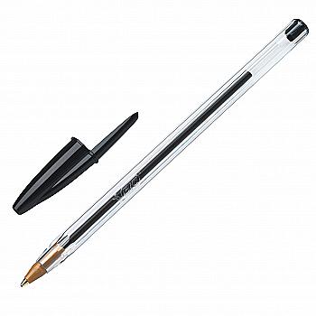 Ручка кулькова чорна Cristal (прозора), bc847897 BIC *** Ручка кулькова чорна Cristal (прозора), bc847897 BIC ***