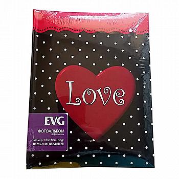 Фотоальбом EVG 13*18*200 BKM57200 Red&Black