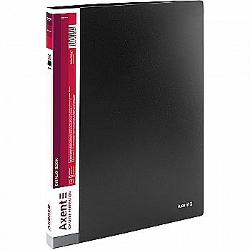 Папка А4, 30 файлов, черная 1030-01 Axent