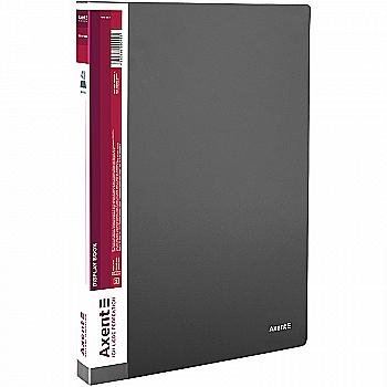 Папка А4, 40 файлів, сіра 1040-03 Axent