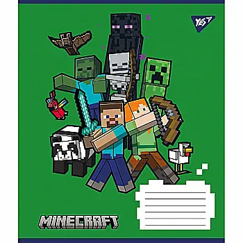 Тетрадь 12 кл. YES Minecraft. Hostile, 767195 Тетрадь 12 кл. YES Minecraft. Hostile, 767195
