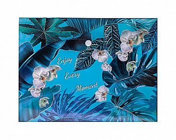 Папка-конверт А4 на кнопці EXOTIC, блакитний BM.3955-14 ***