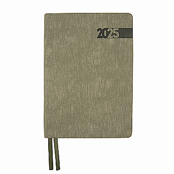 Діловий записник А5 2025, "Boss", м`який, 368 стор., хакі, 252515, Leo Planner Діловий записник А5 2025, "Boss", м`який, 368 стор., хакі, 252515, Leo Planner