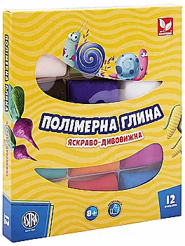 Полімерна глина 12 кол., 304110001-UA Полімерна глина 12 кол., 304110001-UA