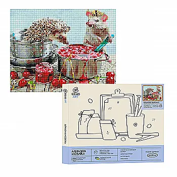 Набір з алмазною мозаїкою "Вишневе варення", 40*50 см, IDEA2-CK3596, ТМ "99IDEAS" Набір з алмазною мозаїкою "Вишневе варення", 40*50 см, IDEA2-CK3596, ТМ "99IDEAS"