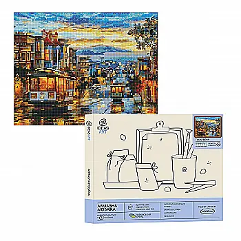 Набір з алмазною мозаїкою "Тихий вечір", 40*50 см, IDEA2-CK3855, ТМ "99IDEAS" Набір з алмазною мозаїкою "Тихий вечір", 40*50 см, IDEA2-CK3855, ТМ "99IDEAS"