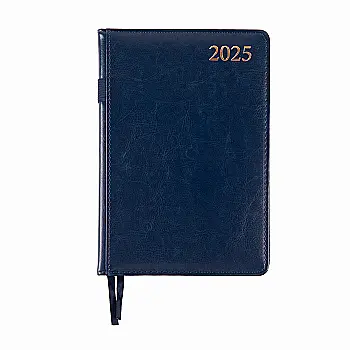 Діловий записник А5 2025 "City", твердий, 368 стор., темно-синій, 252545, Leo Planner Діловий записник А5 2025 "City", твердий, 368 стор., темно-синій, 252545, Leo Planner