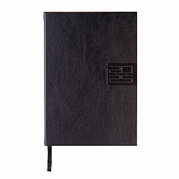 Діловий записник А5 2025 "Persona", твердий, 368 стор., чорний, 252530, Leo Planner Діловий записник А5 2025 "Persona", твердий, 368 стор., чорний, 252530, Leo Planner