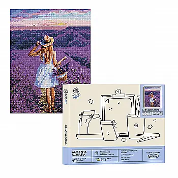 Алмазная мозаика "Лавандовое поле", 40*50 см, IDEA2-CK5201, ТМ "99IDEAS" Алмазная мозаика "Лавандовое поле", 40*50 см, IDEA2-CK5201, ТМ "99IDEAS"