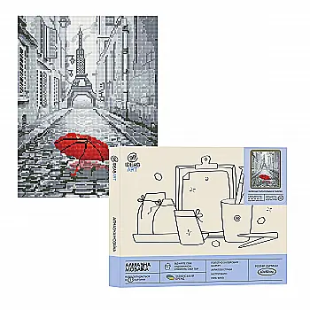 Алмазная мозаика "Красный зонтик в Париже", 40*50 см, IDEA2-CK2163, ТМ "99IDEAS" Алмазная мозаика "Красный зонтик в Париже", 40*50 см, IDEA2-CK2163, ТМ "99IDEAS"