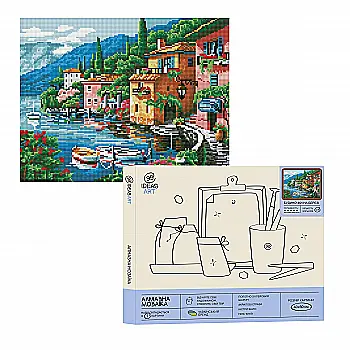 Алмазная мозаика "Домик на берегу", 40*50 см, IDEA2-CK129, ТМ "99IDEAS" Алмазная мозаика "Домик на берегу", 40*50 см, IDEA2-CK129, ТМ "99IDEAS"