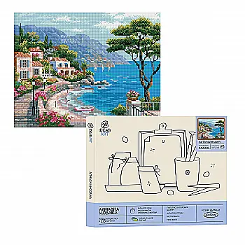 Алмазная мозаика "Жизнь возле моря", 40*50 см, IDEA2-CK235, ТМ "99IDEAS" Алмазная мозаика "Жизнь возле моря", 40*50 см, IDEA2-CK235, ТМ "99IDEAS"