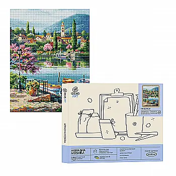 Набір з алмазною мозаїкою "На березі", 40*50 см, IDEA2-CK1460, ТМ "99IDEAS" Набір з алмазною мозаїкою "На березі", 40*50 см, IDEA2-CK1460, ТМ "99IDEAS"