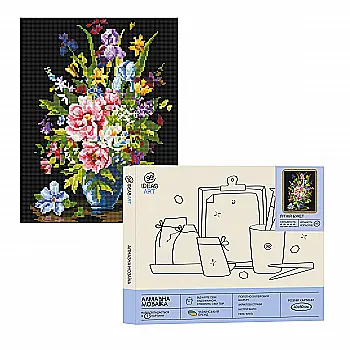 Набір з алмазною мозаїкою "Літній букет", 40*50 см, IDEA2-CK2424, ТМ "99IDEAS" Набір з алмазною мозаїкою "Літній букет", 40*50 см, IDEA2-CK2424, ТМ "99IDEAS"