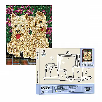 Набір з алмазною мозаїкою "Грайливі песики", 40*50 см, IDEA2-CK3687, ТМ "99IDEAS" Набір з алмазною мозаїкою "Грайливі песики", 40*50 см, IDEA2-CK3687, ТМ "99IDEAS"