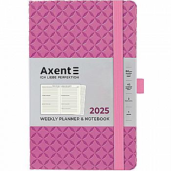 Щотижневик 2025, Partner Gently, 125*195, рожевий, 8522-25-03-A Щотижневик 2025, Partner Gently, 125*195, рожевий, 8522-25-03-A