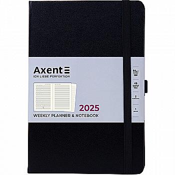 Щотижневик 2025, Prime Strong, 145*210, чорний, 8507-25-01-A Щотижневик 2025, Prime Strong, 145*210, чорний, 8507-25-01-A