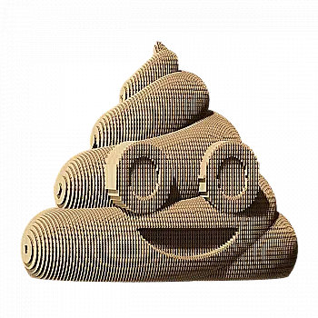 Картонний конструктор "Cartonic 3D Puzzle POOP", CARTMPOO Картонний конструктор "Cartonic 3D Puzzle POOP", CARTMPOO