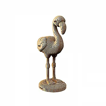 Картонный конструктор "Cartonic 3D Puzzle FLAMINGO", CARTFLAM Картонный конструктор "Cartonic 3D Puzzle FLAMINGO", CARTFLAM