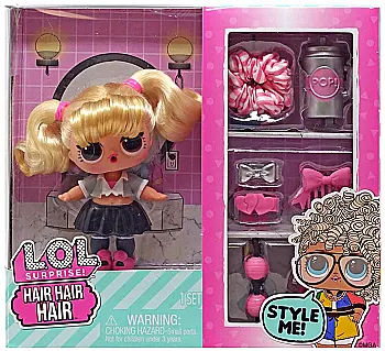 Кукла L.O.L. Surprise! серии "Hair Hair Hair" - Стильные прически (в ассорт., в дисплее), 580348 Кукла L.O.L. Surprise! серии "Hair Hair Hair" - Стильные прически (в ассорт., в дисплее), 580348