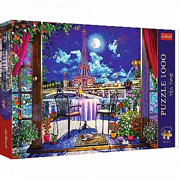 Пазл "1000 Преміум Плюс" - Місячне сяйво Парижа, Trefl, 10843 Пазл "1000 Преміум Плюс" - Місячне сяйво Парижа, Trefl, 10843