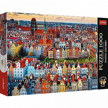 Пазл "1000 Преміум Плюс" - Вид на Гданськ, Польща, Trefl, 10856 Пазл "1000 Преміум Плюс" - Вид на Гданськ, Польща, Trefl, 10856