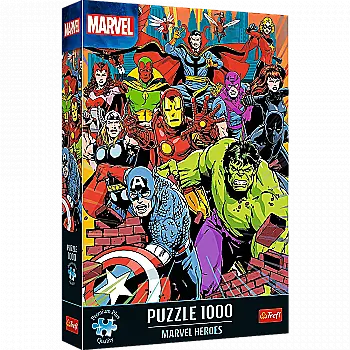 Пазл "1000 Премиум Плюс" - Герои Марвел, Marvel Heroes, Trefl, 10881 Пазл "1000 Премиум Плюс" - Герои Марвел, Marvel Heroes, Trefl, 10881