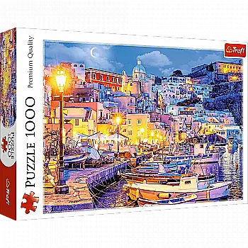 Пазл "1000" - Острів Прочида уночі, Італія, Trefl, 10794 Пазл "1000" - Острів Прочида уночі, Італія, Trefl, 10794