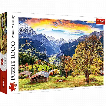 Пазл "1000" - Мальовниче альпійське село, Trefl, 10775 Пазл "1000" - Мальовниче альпійське село, Trefl, 10775