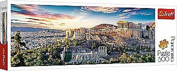 Пазл "500 Панорама" - Акрополь, Афіни, Trefl, 29503 Пазл "500 Панорама" - Акрополь, Афіни, Trefl, 29503