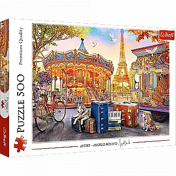 Пазл "500" - Вихідні в Парижі, Trefl, 37426 Пазл "500" - Вихідні в Парижі, Trefl, 37426
