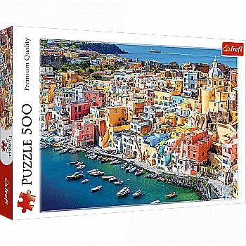 Пазл "500" - Прочіда, Кампанія, Італія, Trefl, 37477 Пазл "500" - Прочіда, Кампанія, Італія, Trefl, 37477