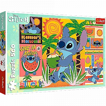 Пазл "500" - Каникулы со Ститчем. Disney Lilo&Stitch, Trefl, 37483 Пазл "500" - Каникулы со Ститчем. Disney Lilo&Stitch, Trefl, 37483
