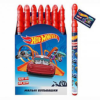 Палочка волшебная с мыльными пузырями - Hot Wheels (60 мл), T17294-U Палочка волшебная с мыльными пузырями - Hot Wheels (60 мл), T17294-U