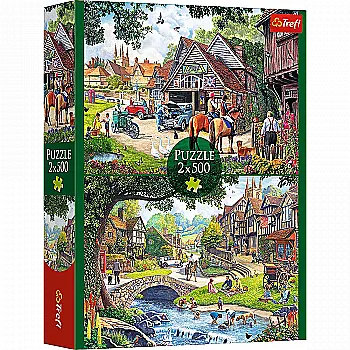 Пазл "2*500" - Ідеальне життя, Trefl, 37494 Пазл "2*500" - Ідеальне життя, Trefl, 37494
